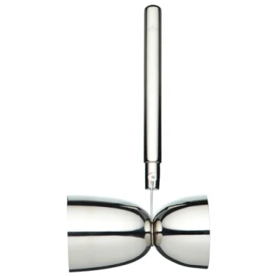 Abbildung von Bar Craft Jigger, doppelseitiger Messlöffel, Edelstahl, mit Griff, für Alkohol und Cocktails, jeweils 25 ml/50 ml Becher