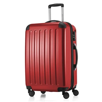 Abbildung von HAUPTSTADTKOFFER Alex Mittelgroßer Hartschalenkoffer, TSA, 4 Rollen, Koffer, Trolley, Rollkoffer, Reisekoffer, Volumenerweiterung, 65 cm, 74 Liter, Rot