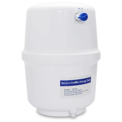 Abbildung von smardy Osmose Wassertank 4 Gallonen (15,14 Liter) Vorratstank + Absperrhahn für Umkehrosmose RO Osmoseanlagen Wasserschlauch 1/4&quot; (6,35mm)