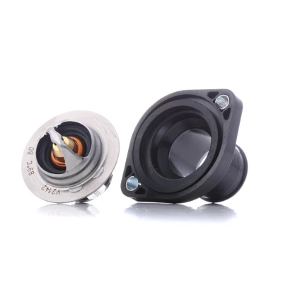 Abbildung von VALEO 820434 Kühlwasserthermostat 89 mit Dichtungen Gehäuse PEUGEOT: 307 SW, 206 Hatchback, CITROËN: Xsara Picasso kfzteile, mister auto,