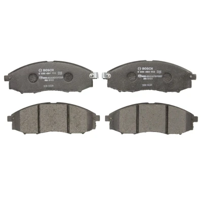 Abbildung von BOSCH 0 986 494 152 Bremsbelagsatz Low Metallic mit akustischer Verschleißwarnung