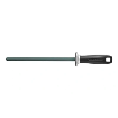 Abbildung von ZWILLING Wetzstahl aus Keramik, Länge: 23 cm, Kunststoffgriff mit Aufhängöse, Schwarz