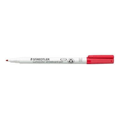 Abbildung von STAEDTLER 301 2 Lumocolor Whiteboardstift M Spitze circa 1.0 mm, 10 Stück im Kartonetui, rot