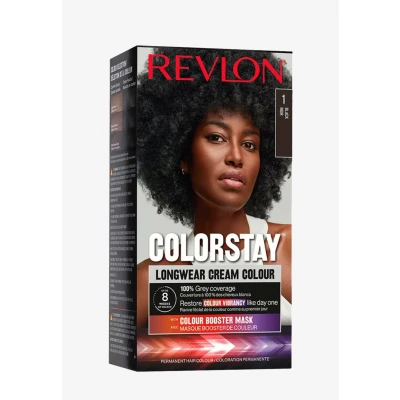Abbildung von Revlon HAIR Color COLORSTAY, Longwear Cream Colour Coloration, Größe: 165 ml, Noir