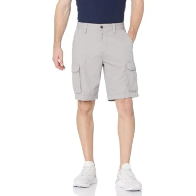 Abbildung von Amazon Essentials Herren 25 cm Lange Classic Fit Cargoshort (erhältlich in Big &amp; Tall), Hellgrau, 40W