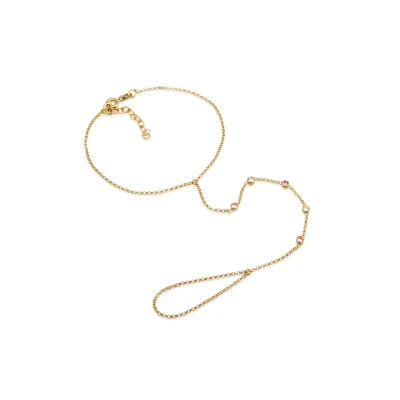 Abbildung von Elli Schmuckset »Armband Hand Chain Handkette Armband 925 Silber« ()