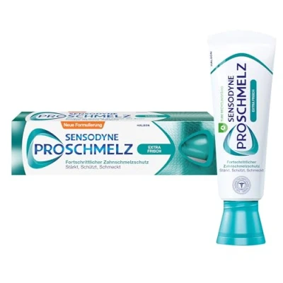 Abbildung von Sensodyne ProSchmelz Extra Frisch Zahnpasta, 75ml, Zahncreme für fortschrittlichen Zahnschmelzschutz Stärkt, schützt, schmeckt