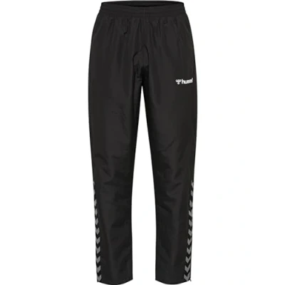 Abbildung von Hummel Authentic KIDS Micro PANT Stoffhose für Kinder, Größe: 128, Black/white