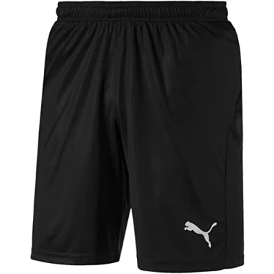 Abbildung von puma Herren Liga Shorts Core With Brief Hose, Black White, XL EU