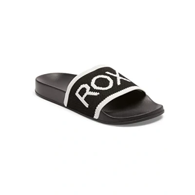 Abbildung von Roxy Slippy Knit Sandalen für Frauen Schwarz