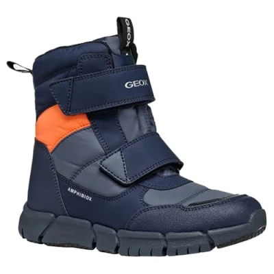 Abbildung von Geox J Flexyper Boy B Abx Ankle Boot, AVIO/FLUOORANGE, 30 EU