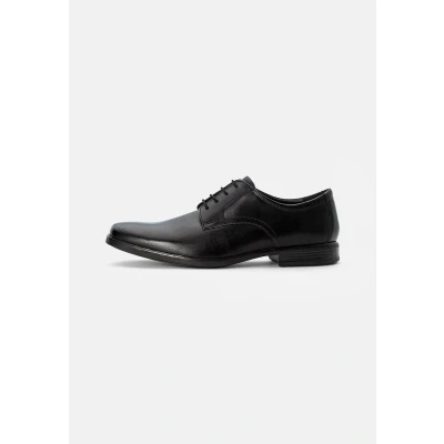 Abbildung von Clarks Herren Howard Walk Oxford, Black Leather, 43 EU
