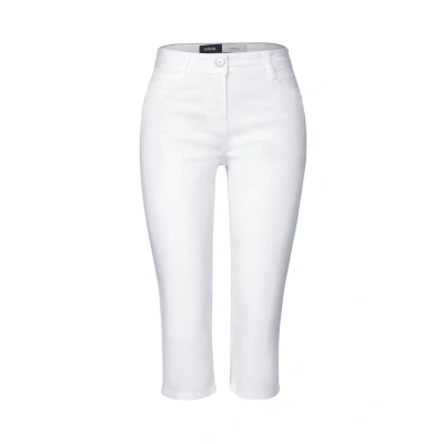 Abbildung von Cecil Capri Jeans Shorts, Damen, Größe: 31, Weiß