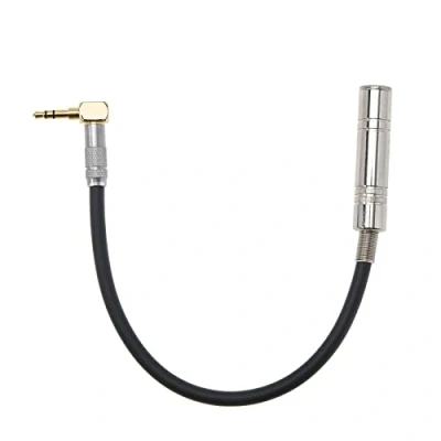 Abbildung von OTOTEC Audiokabel, 3,5 mm auf 6,35 mm, rechtwinkliger Stecker Buchse, 30 cm Klinkenstecker 1/4 Zoll Stereo Audio Adapter Anschluss,