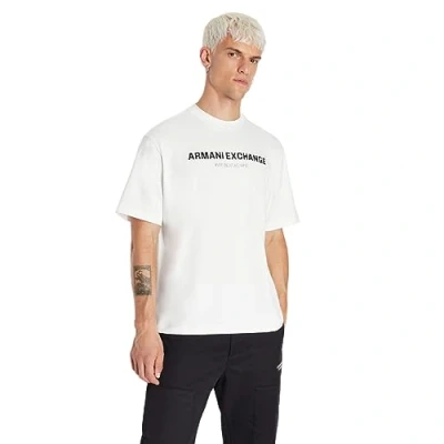 Abbildung von Armani Exchange Tshirt basic, Herren, Größe: XXL, Bianco