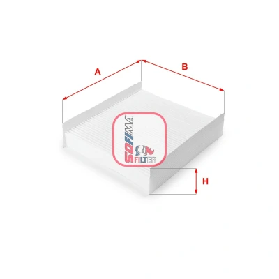 Abbildung von Innenraumfilter SOFIMA S3157C
