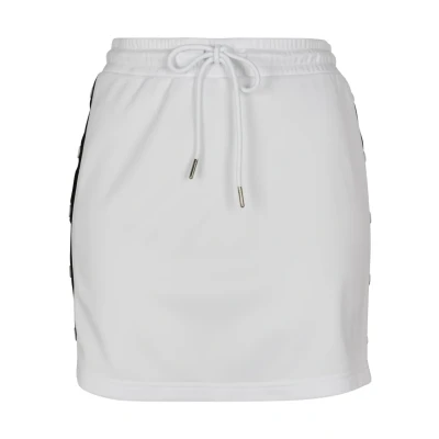 Abbildung von Urban Classics Curvy Ladies Track Skirt Alinienrock, Damen, Größe: Small, White