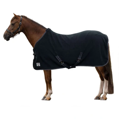 Abbildung von Premiere XS Ganzjahres Fleecedecke Dunkelblau Unterlänge: 95 cm &amp; Rückenlänge: 70