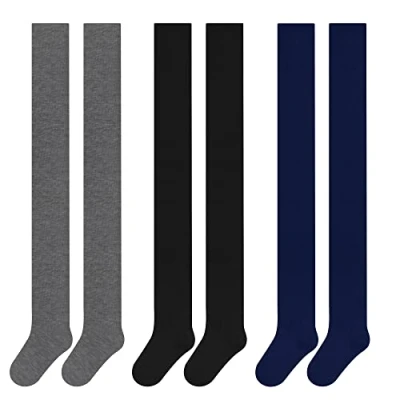 Abbildung von L&amp;K II 3er Pack Kinder Mädchen Jungen Strumpfhose Strickstrumpfhose mehrfarbig 2710H 134 140