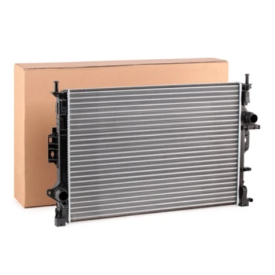 Abbildung von NRF EASY FIT 53737 Kühler, Motorkühlung Aluminium 672 461 27 mit Dichtring Kühlrippen gelötet FORD: Galaxy Mk2 MPV, MONDEO 4 Stufenheck