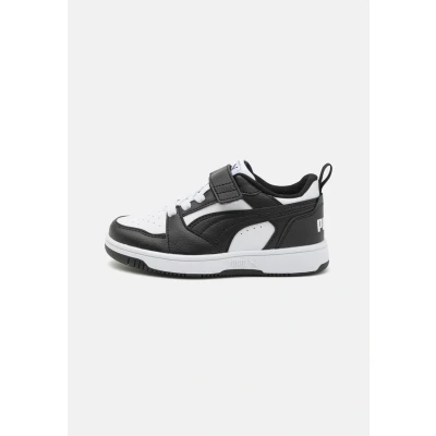 Abbildung von Puma Rebound V6 Unisex Sneaker low für Kinder, Größe: 29, White/black Schuhe