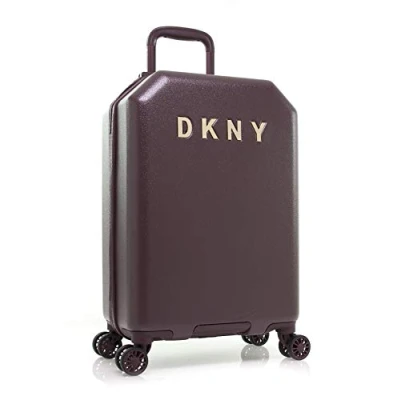 Abbildung von DKNY Metall Logo für Erwachsene, Burgunder, 21&quot; Carry On,