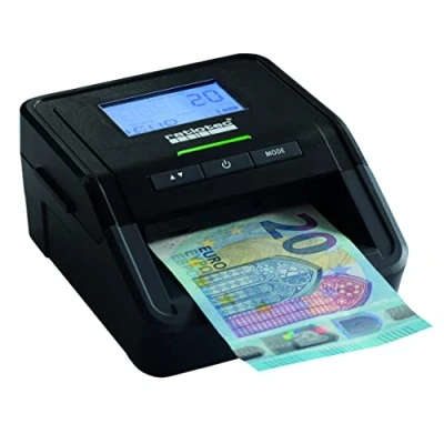 Abbildung von ratiotec Banknotenprüfgerät Smart Protect Plus automatisches Prüfgerät zur 100% Echtheitsprüfung von Banknoten