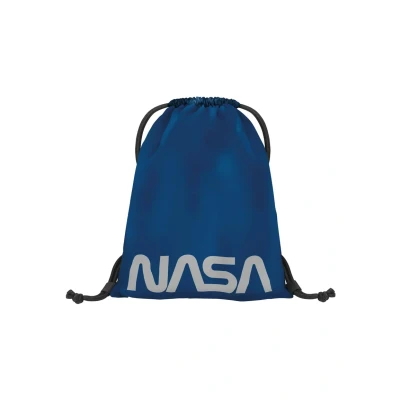 Abbildung von Baagl Turnbeutel für Junge, Wasserdichte Schuhbeutel Kinder, Schule und Kindergarten Sportbeutel, Sportrucksack, Gymsack (NASA blau)
