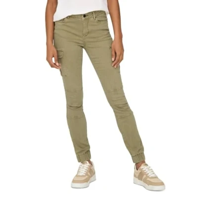 Abbildung von ONLY Damen ONLMISSOURI REG ANK Cargo PNT NOOS Hose, Elmwood, 38W x 32L