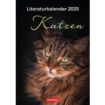 Abbildung von Literaturkalender Katzen Wochen Kulturkalender 2025: 53 Katzenporträts und katzenverliebte Literaturauszüge in einem Wochenkalender 2025. Dekorativer ... für Katzenliebhaber (Wochenplaner Harenberg)