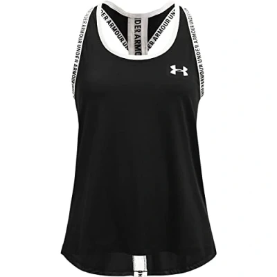 Abbildung von Under Armour Knockout Tank Top Mädchen Schwarz, Größe S