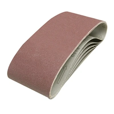 Abbildung von Silverline 846448 Schleifbänder, 100 x 610 mm, 5er Pckg. 120er Körnung