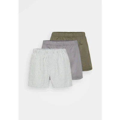 Abbildung von Jack &amp; Jones Jacmilano 3 PACK Boxershorts, Herren, Größe: Large, Dusty olive/city skyline