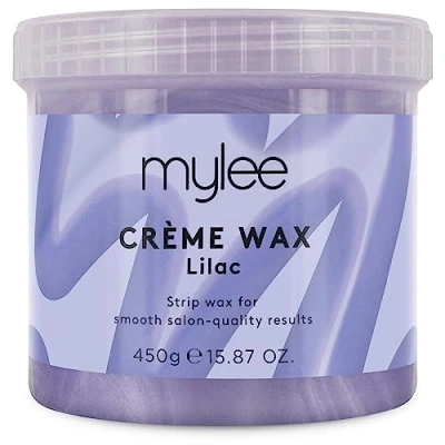 Abbildung von Mylee Weiches Creme Rosenwachs für empfindliche Haut, 450 g, mikrowellengeeignet und mit Wachs erwärmbar, ideal den gesamten Körperbereich, Entfernung hartnäckiger, grober Haare