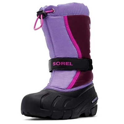 Abbildung von Sorel KIDS FLURRY Schneestiefel für Unisex Kinder, Lila (Purple Dahlia x Paisley Purple) Youth, 38 EU