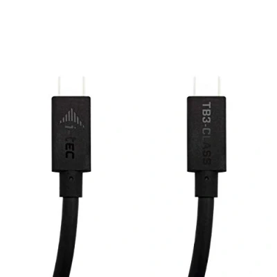 Abbildung von i tec Thunderbolt 3 Klasse Kabel 150cm Kompatibel mit USB C Datenübertragung bis zu 40 Gbps, Stromversorgung 100W, Video 2X 4K/60 Hz oder 1x 8K/30