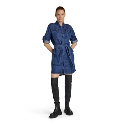 Abbildung von G Star Field Jeanskleid, Damen, Größe: Small, Rinsed