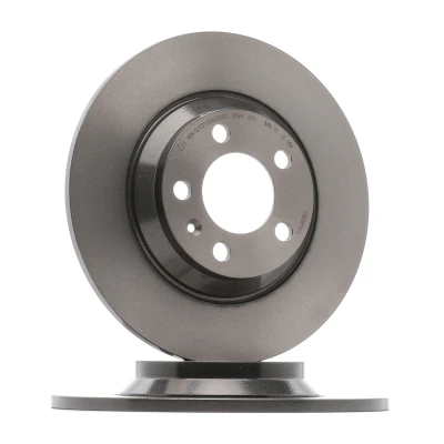 Abbildung von BREMBO 08.D973.11 Bremsscheibe 272 10 5 voll beschichtet mit Schrauben VOLKSWAGEN: Polo VI, AUDI: A1 Sportback