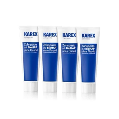 Abbildung von KAREX Zahnpasta 4 x 75 ml Für gesunde Zähne und Zahnfleisch Schützt effektiv vor Karies Zahnfleischproblemen