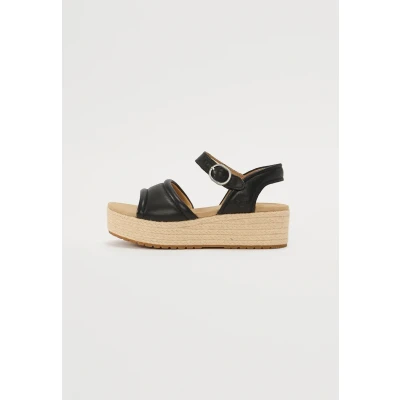 Abbildung von Timberland Santorini SUN Espadrille, Damen, Größe: 39, Black full grain Schuhe