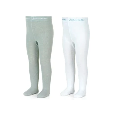 Abbildung von Sterntaler Unisex Kinder Strumpfhose Uni, Hellgrau Meliert, 74
