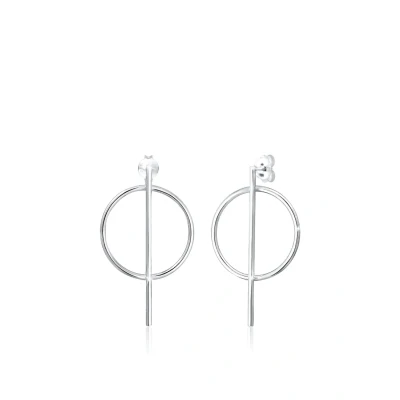 Abbildung von Elli GEO Design Ohrringe, Damen, Größe: One Size, Silver coloured