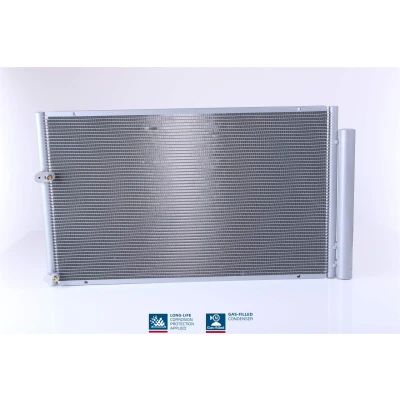 Abbildung von NISSENS 940047 Klimakondensator mit Trockner Aluminium 620 R 134a