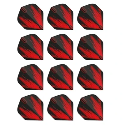 Abbildung von Red DRAGON Hardcore Radical Splash Darts Flights 4 Sets Per Pack