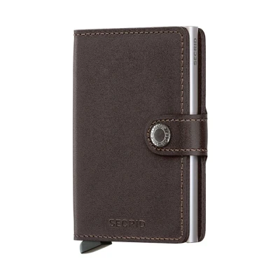 Abbildung von Secrid Miniwallet Original Dark Brown Kostenlose Gravur