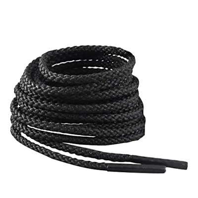 Abbildung von IRONLACE Klassische, unzerbrechliche, extra strapazierfähige, runde Schnürsenkel, hergestellt aus 100% fortschrittlichen Para Aramid Fasern, 1 Paar, braun oder schwarz, mehrere Längen