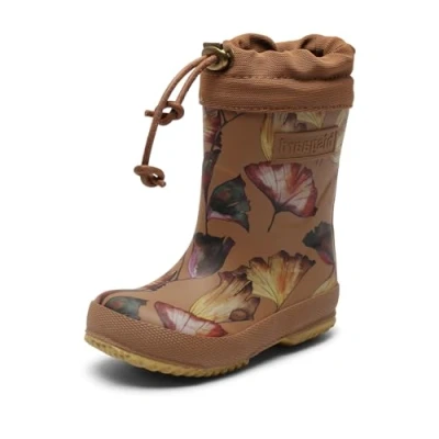 Abbildung von Bisgaard Thermo Gummistiefel für Kinder, Größe: 36, Camel flowers Schuhe