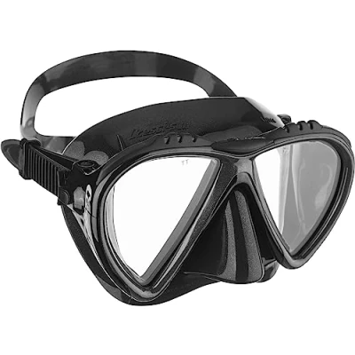 Abbildung von Cressi Tauchmaske Lince Low Volume Made In Italy, dark, DS312050