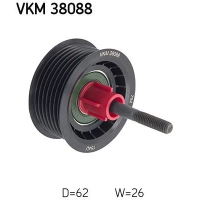 Abbildung von SKF VKM 38088 Umlenkrolle MERCEDES BENZ: E Class Saloon, ML