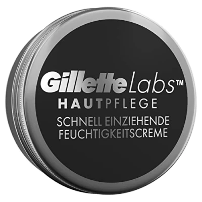 Abbildung von Gillette Labs Bart &amp; Gesichtspflege Feuchtigkeitscreme für Männer (100 ml), Feuchtigkeit Beruhigung mit Niacinamide (Vitamin B3) + Seetang, Geschenk
